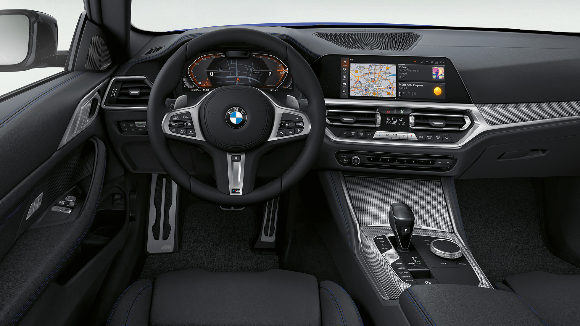 Επενδύσεις καθισμάτων από δέρμα, BMW Σειρά 4 Coupé, Έκδοση M Sport, G22, 2020 Επενδύσεις καθισμάτων από δέρμα, BMW Σειρά 4 Coupé, G22, 2020, Έκδοση M Sport, εσωτερικό