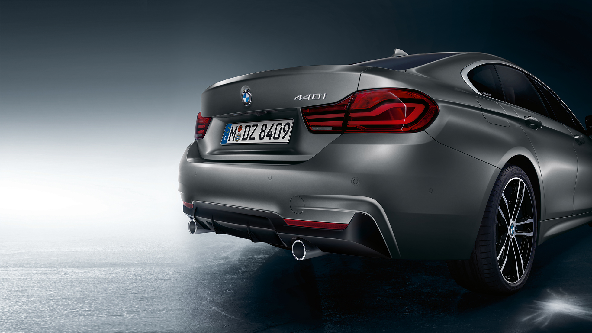 BMW Σειρά 4 Gran Coupé, ονομασία μοντέλου πίσω BMW Σειρά 4 Gran Coupé, ονομασία μοντέλου πίσω