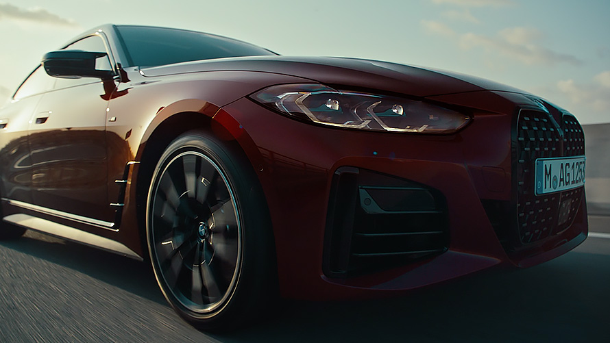 BMW Σειρά 4 Gran Coupé, G26, 2021, εξωτερική σχεδίαση στο βίντεο BMW Σειρά 4 Gran Coupé, G26, 2021, εξωτερική σχεδίαση στο βίντεο