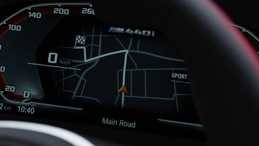 BMW Σειρά 4 Gran Coupé, G26, 2021, εσωτερική σχεδίαση στο βίντεο BMW Σειρά 4 Gran Coupé, G26, 2021, εσωτερική σχεδίαση στο βίντεο