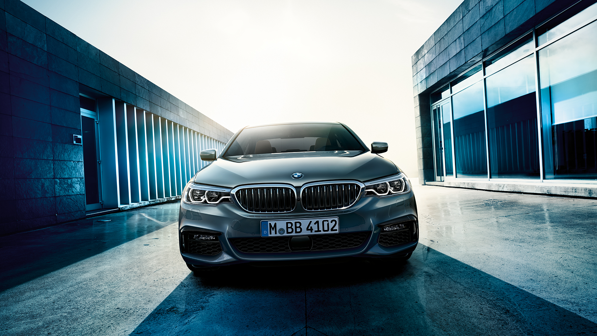 Εξωτερική σχεδίαση BMW Σειράς 5 Sedan Εξωτερικό, σημαντικότερα σημεία BMW Σειράς 5 Sedan, 540i Sedan G30, Bluestone μεταλλικό, μπροστινή λήψη