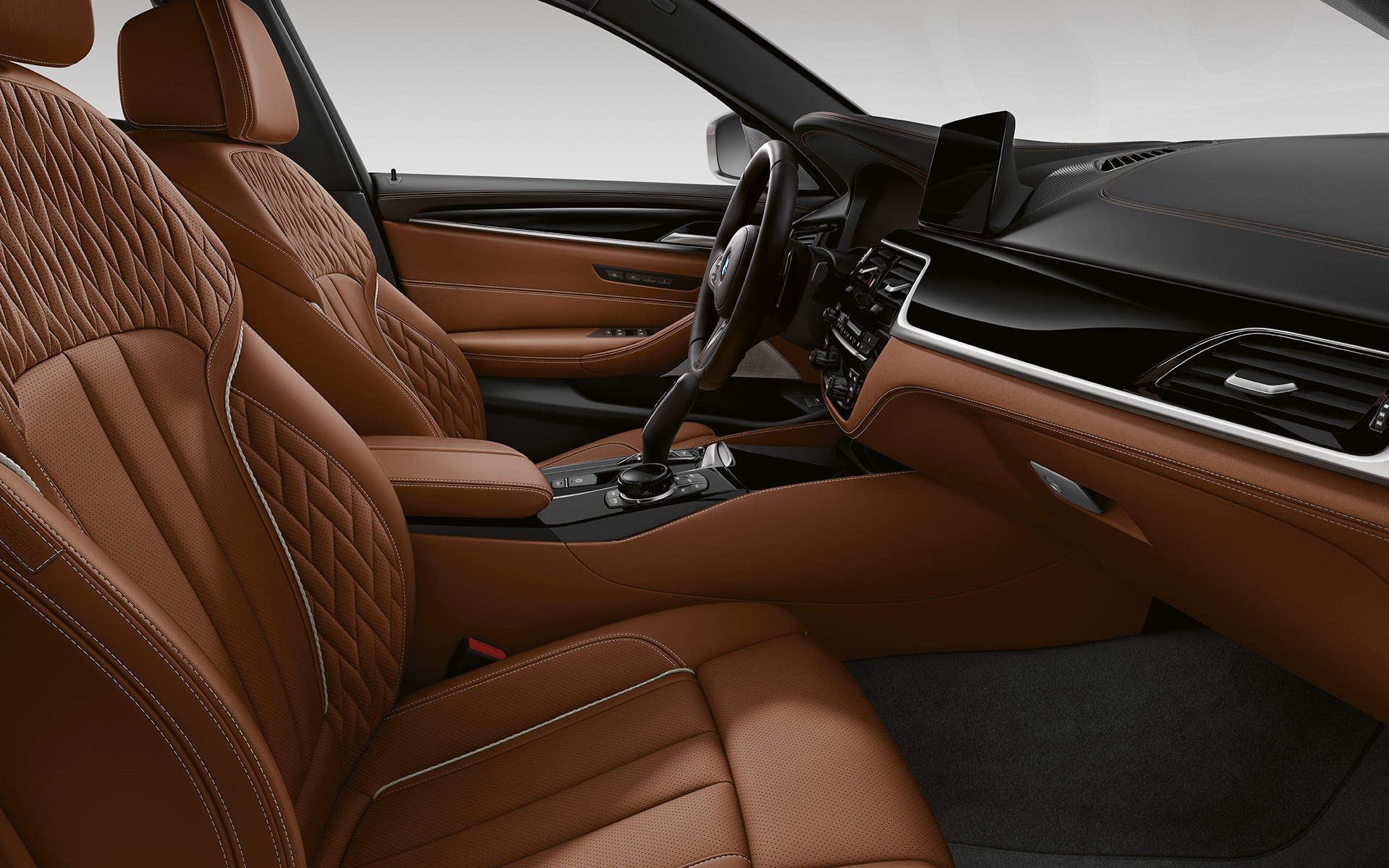 BMW Σειρά 5 Touring, G31, LCI, εσωτερικό σε BMW Individual δέρμα 'Merino' διευρυμένης κάλυψης | Tartufo BMW Σειρά 5 Touring, G31, Facelift 2020, εσωτερικό σε BMW Individual δέρμα 'Merino' διευρυμένης κάλυψης | Tartufo