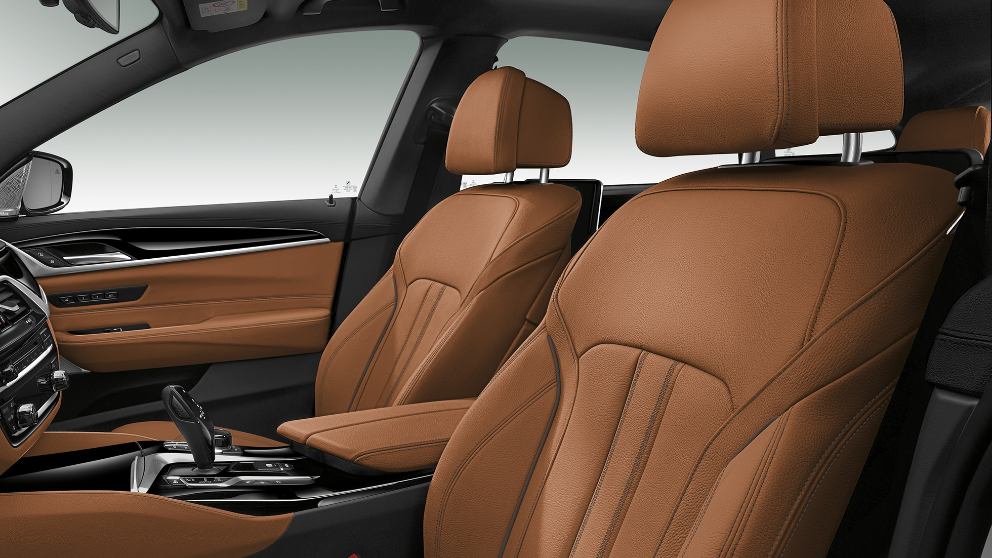 BMW Σειρά 6 Gran Turismo G32, Μ Σπορ Πακέτο, εσωτερικό Σπορ καθίσματα οδηγού και συνοδηγού, BMW Σειρά 6 Gran Turismo G32 2017, Μ Σπορ Πακέτο, εσωτερικό.