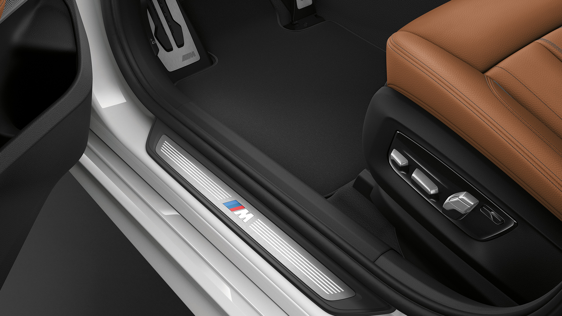 BMW Σειρά 6 Gran Turismo G32, Μ Σπορ Πακέτο, διακοσμητικά καλύμματα μαρσπιέ BMW Σειρά 6 Gran Turismo G32 2017, Μ Σπορ Πακέτο, λευκό Mineral μεταλλικό, διακοσμητικά καλύμματα μαρσπιέ