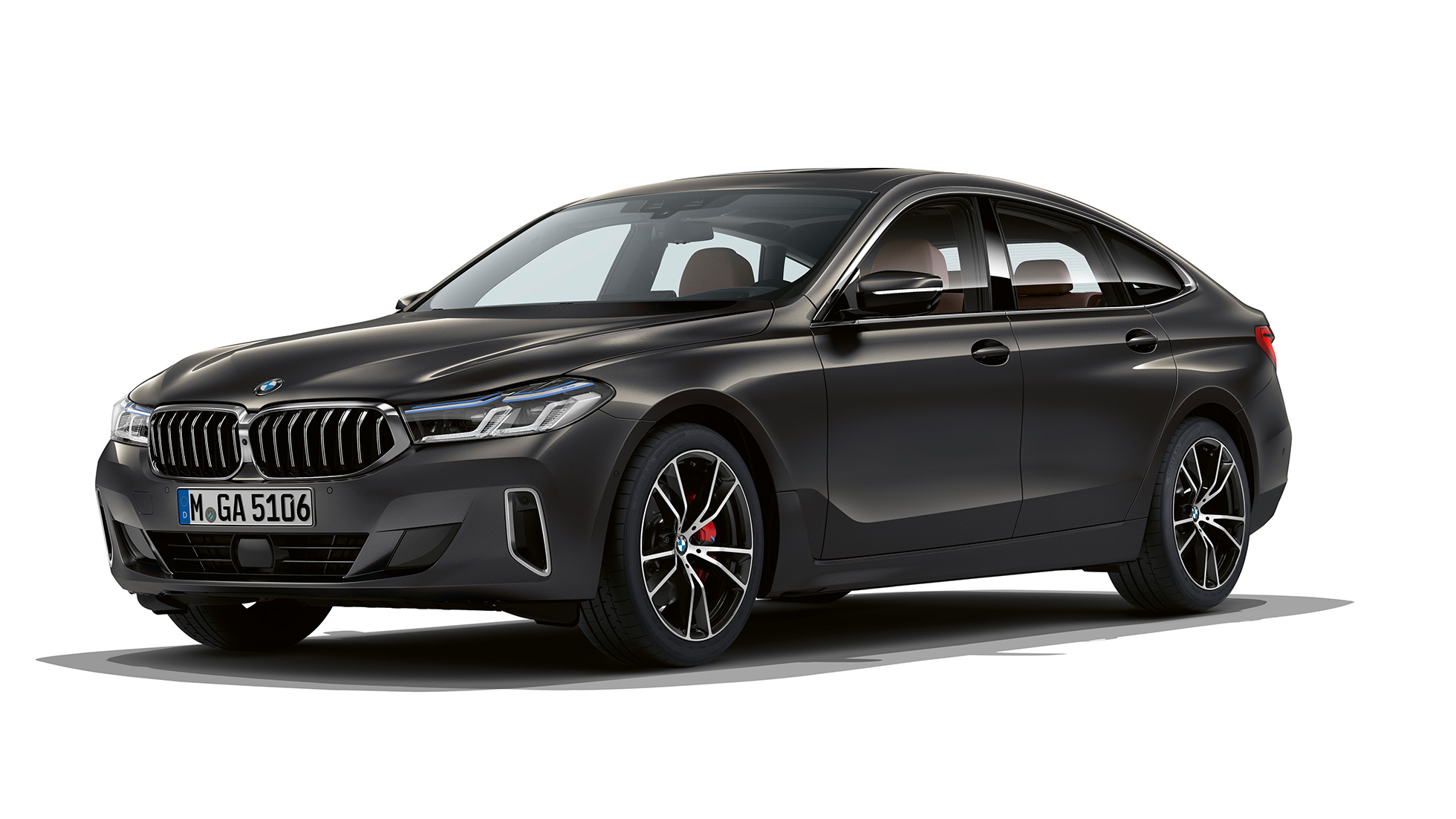 BMW Σειρά 6 Gran Turismo, Luxury Line, G32, 2020 BMW Σειρά 6 Gran Turismo, G32, 640d xDrive, 2020, Luxury Line, γκρι Dravit, μπροστινή λήψη τριών τετάρτων