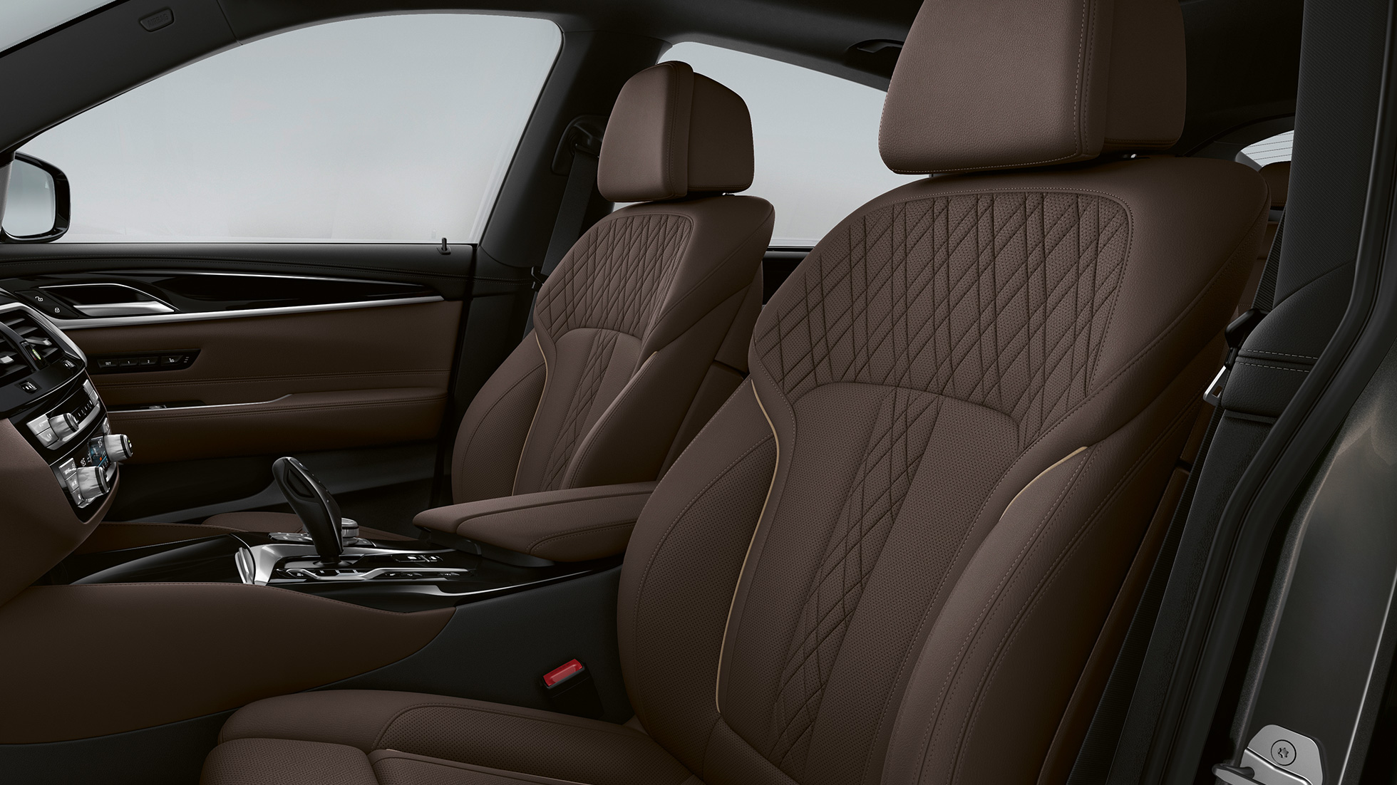 Επενδύσεις καθισμάτων, BMW Σειρά 6 Gran Turismo, Luxury Line, G32, 2020 Επενδύσεις καθισμάτων από δέρμα 'Nappa' Mokka, BMW Σειρά 6 Gran Turismo, G32, 640d xDrive, 2020, Luxury Line, εσωτερικό