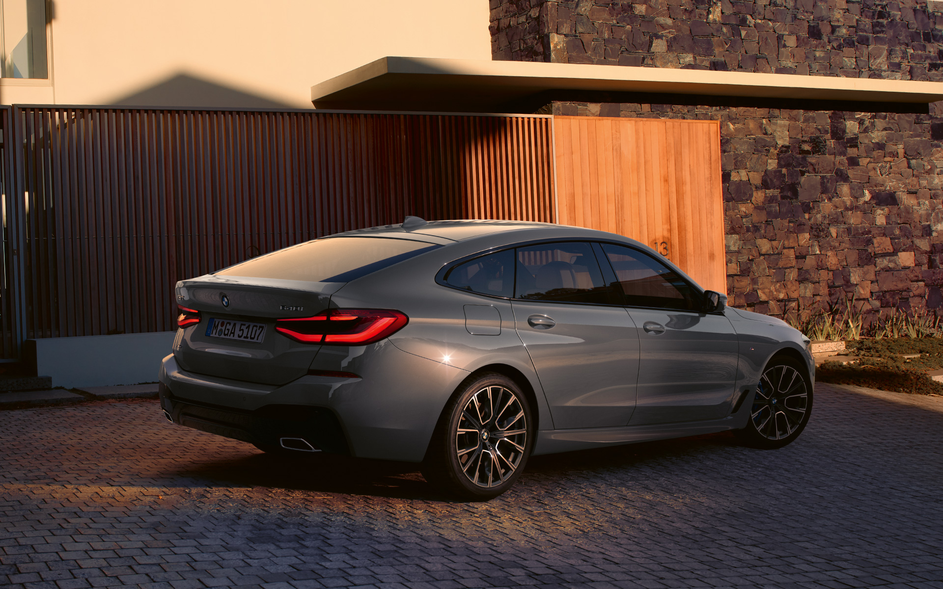 Σχεδίαση πίσω τμήματος, BMW Σειρά 6 Gran Turismo, G32, 2020 Σχεδίαση πίσω τμήματος, BMW Σειρά 6 Gran Turismo 640i xDrive, G32, 2020, γκρι Bernina, πίσω λήψη