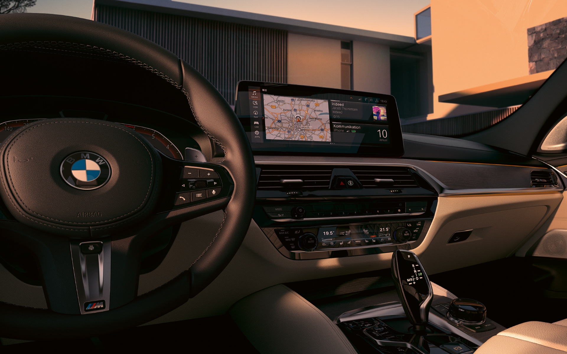 Cockpit, BMW Σειρά 6 Gran Turismo, G32, 2020 Cockpit, BMW Σειρά 6 Gran Turismo 640i xDrive, G32, 2020, εσωτερικό