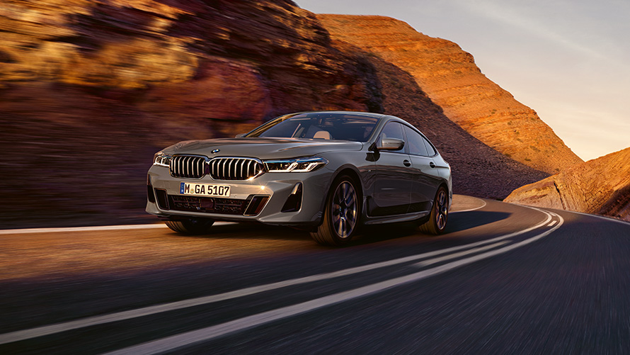 BMW Σειρά 6 Gran Turismo (G32), μπροστινή λήψη τριών τετάρτων BMW Σειρά 6 Gran Turismo (G32), μπροστινή λήψη τριών τετάρτων, σταθμευμένη