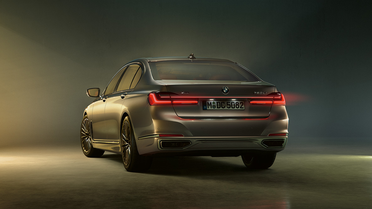 BMW Σειράς 7 Sedan, σχεδίαση φώτων Σχεδίαση φώτων: BMW Σειρά 7 Sedan, πίσω όψη