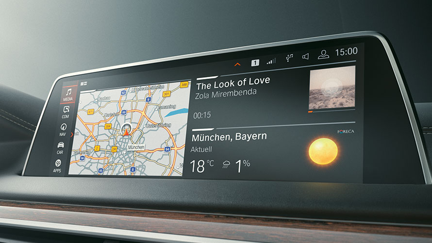 BMW Σειρά 7 Sedan G11 G12 2019 Microsoft Office 365 BMW Σειρά 7 Sedan G11 G12 2019 Κεντρική οθόνη ελέγχου Microsoft Office 365