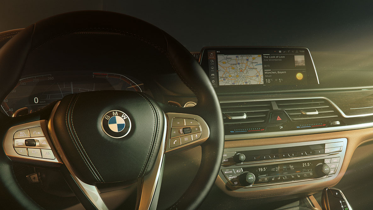 BMW Σειρά 7 Sedan G11 G12 2019 BMW Απομακρυσμένη αναβάθμιση λογισμικού BMW Σειρά 7 Sedan G11 G12 2019 κοντινή λήψη BMW Απομακρυσμένη αναβάθμιση λογισμικού