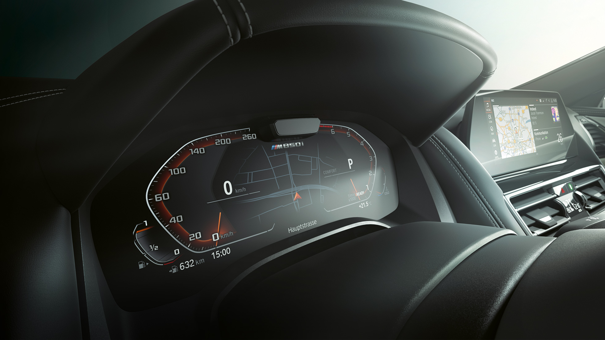 BMW M850i xDrive, πίνακας οργάνων, Driving Assistant Plus. BMW M850i xDrive, πίνακας οργάνων, Driving Assistant Plus.