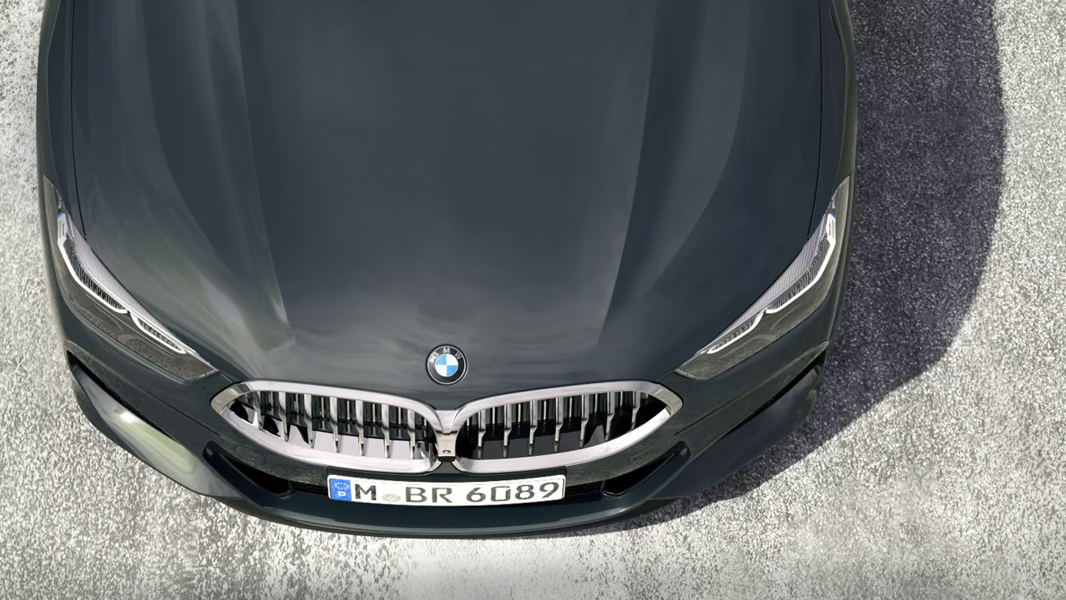 BMW M850i xDrive, πανοραμική λήψη μπροστινού τμήματος, οκτακύλινδρος κινητήρας βενζίνης BMW TwinPower Turbo. BMW M850i xDrive, πανοραμική λήψη μπροστινού τμήματος, οκτακύλινδρος κινητήρας βενζίνης BMW TwinPower Turbo.