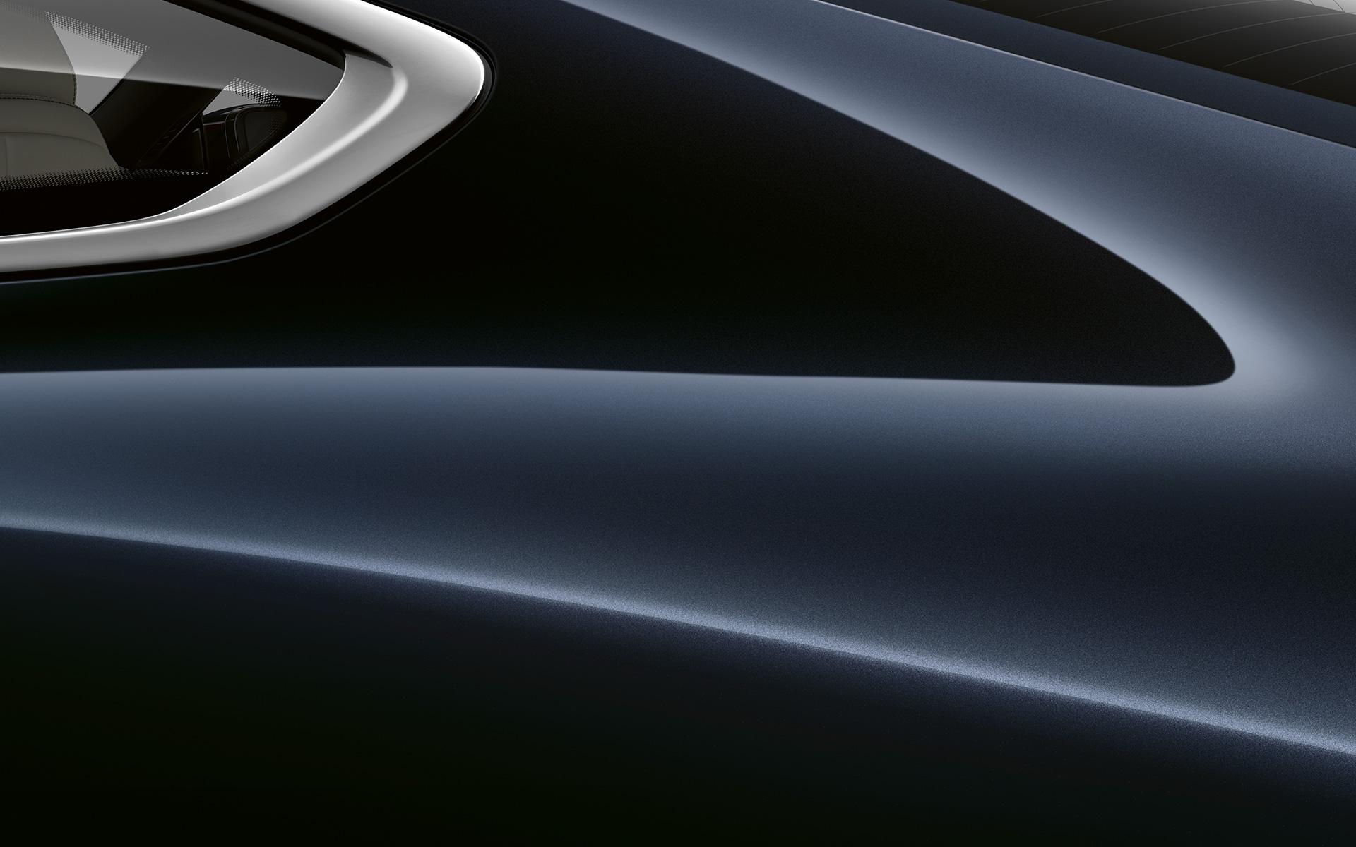 BMW Σειρά 8 Coupé, κοντινή λήψη της πίσω κολόνας Κοντινή λήψη της πίσω κολόνας της BMW Σειρά 8 Coupé σε μαύρο Carbon μεταλλικό.