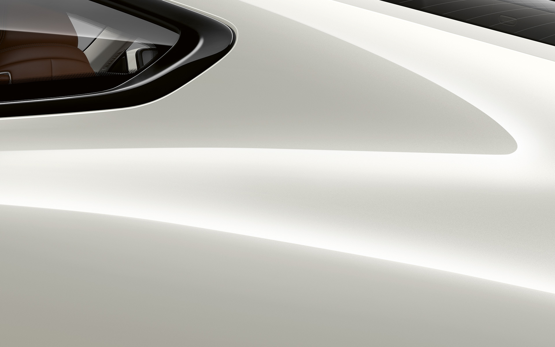 BMW Σειρά 8 Coupé, πίσω κολόνα Κοντινή λήψη της πίσω κολόνας της BMW Σειρά 8 Coupé σε λευκό Mineral μεταλλικό.