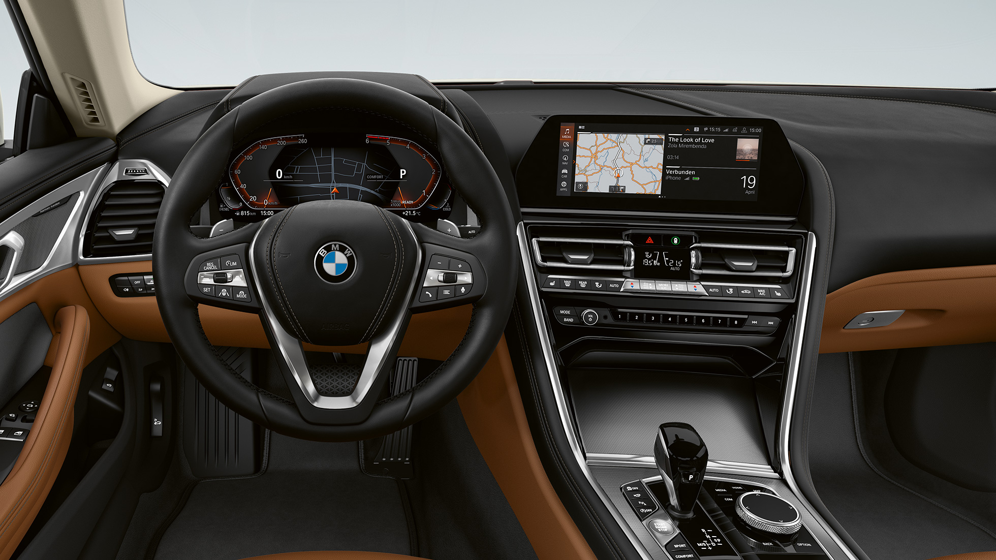 Διακοσμητικές επενδύσεις εσωτερικού Aluminium 'Mesh effect' dark. BMW Σειρά 8 Coupé, Cockpit, Διακοσμητικές επενδύσεις εσωτερικού Aluminium 'Mesh effect' dark.