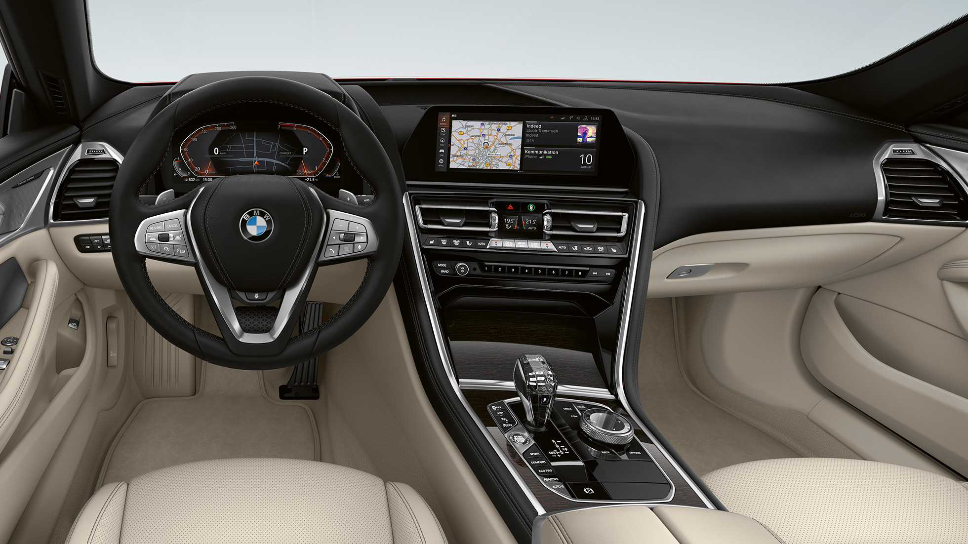 Bασικό μοντέλο cockpit BMW Σειρά 8 Gran Coupé, βασικό μοντέλο cockpit
