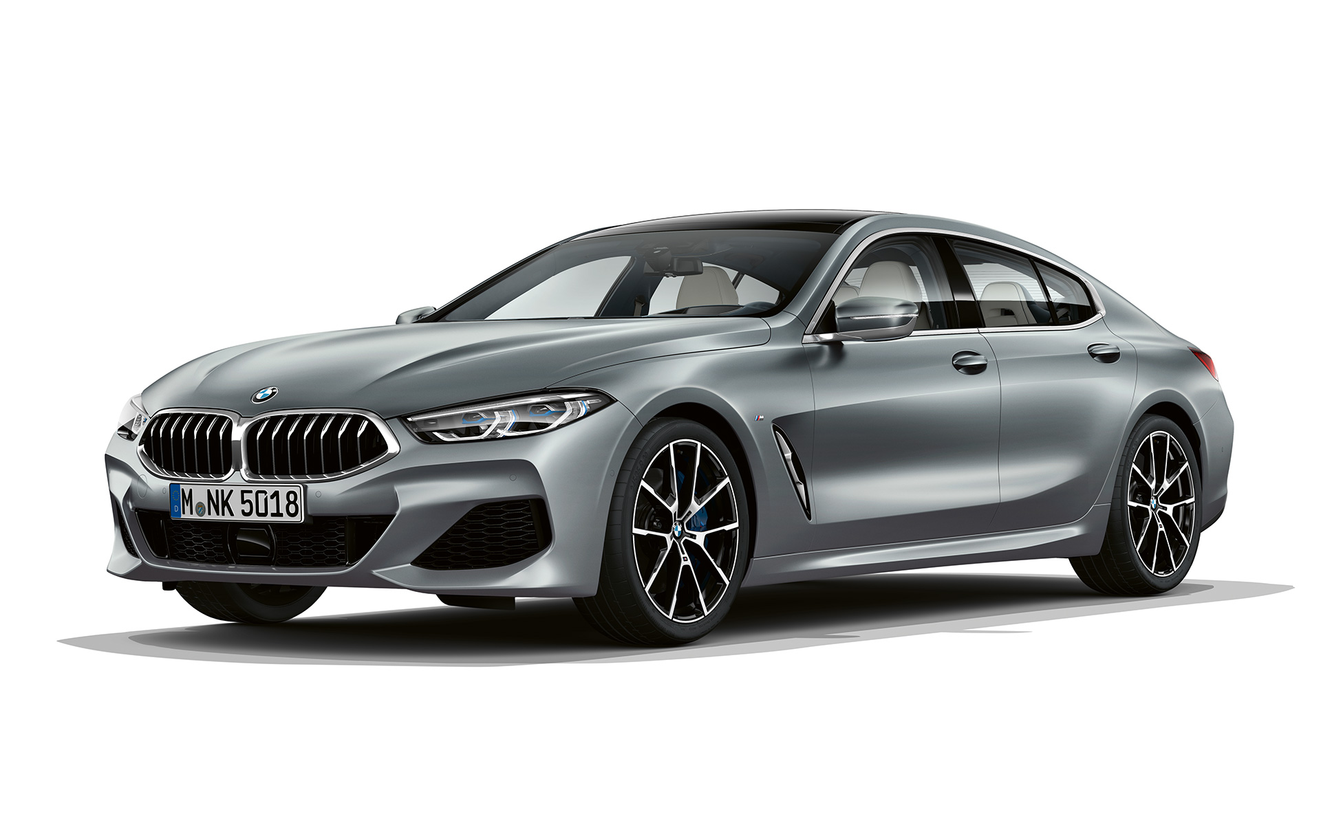 Frozen Temptation μπροστινή λήψη τρία τέταρτα BMW Σειρά 8 Gran Coupé, Frozen Temptation μπροστινή λήψη τρία τέταρτα