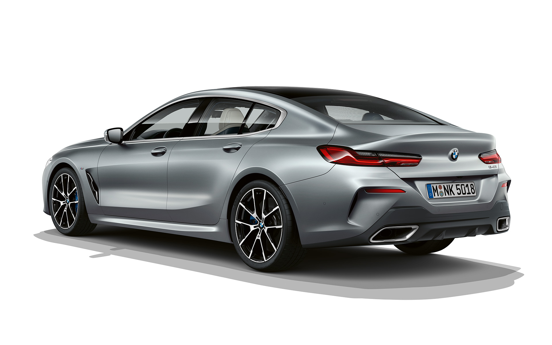 Frozen Temptation μπροστινή λήψη τρία τέταρτα BMW Σειρά 8 Gran Coupé, Frozen Temptation μπροστινή λήψη τρία τέταρτα