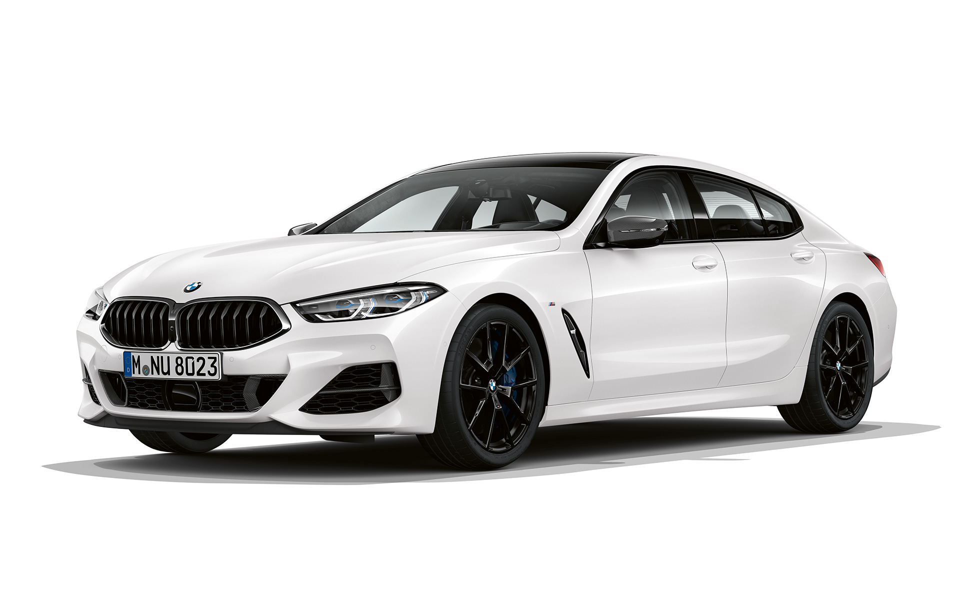 Pure Contrast μπροστινή λήψη τρία τέταρτα BMW Σειρά 8 Gran Coupé, Pure Contrast μπροστινή λήψη τρία τέταρτα
