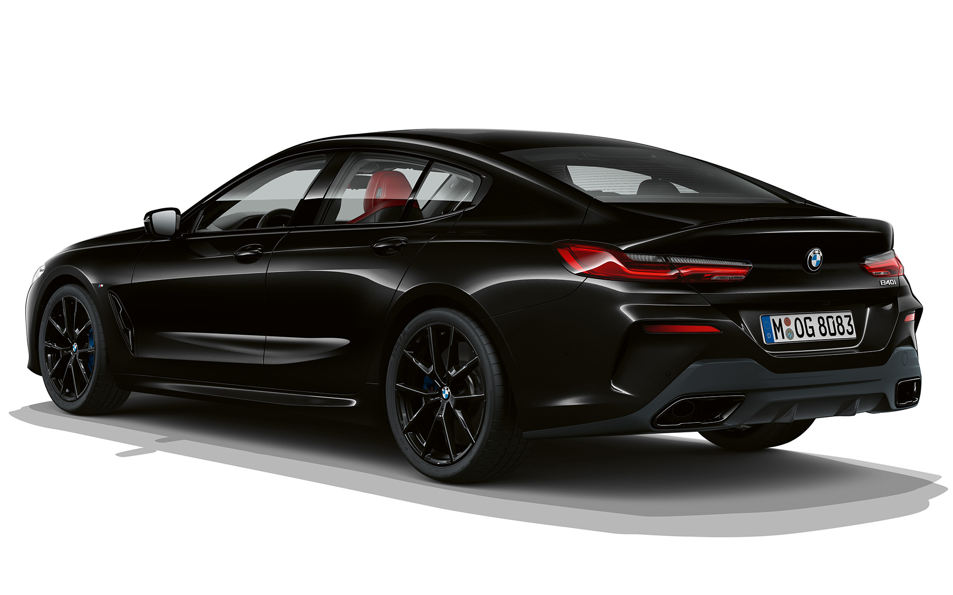 Dark Seduction πίσω λήψη τρία τέταρτα BMW 8 Series Gran Coupé, Dark Seduction πίσω λήψη τρία τέταρτα