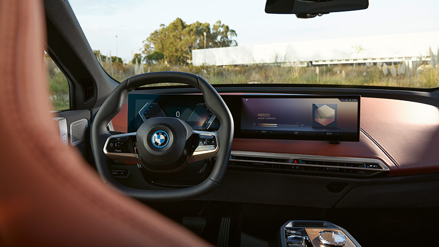 BMW iX i20, ηλεκτρικό SUV, BMW iDrive BMW iX i20, 2021, ηλεκτρικό SUV, BMW iDrive, εσωτερικό, Suite, cockpit