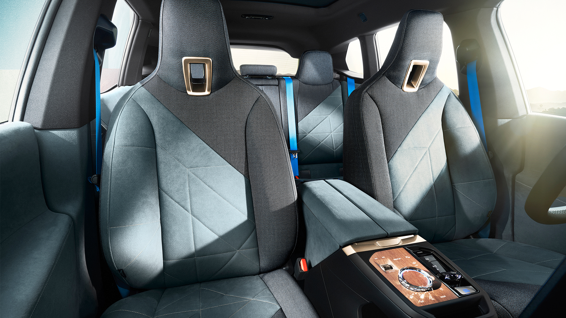 BMW iX πίσω καθίσματα Loft Stonegrey BMW iX i20 πίσω καθίσματα Loft Stonegrey