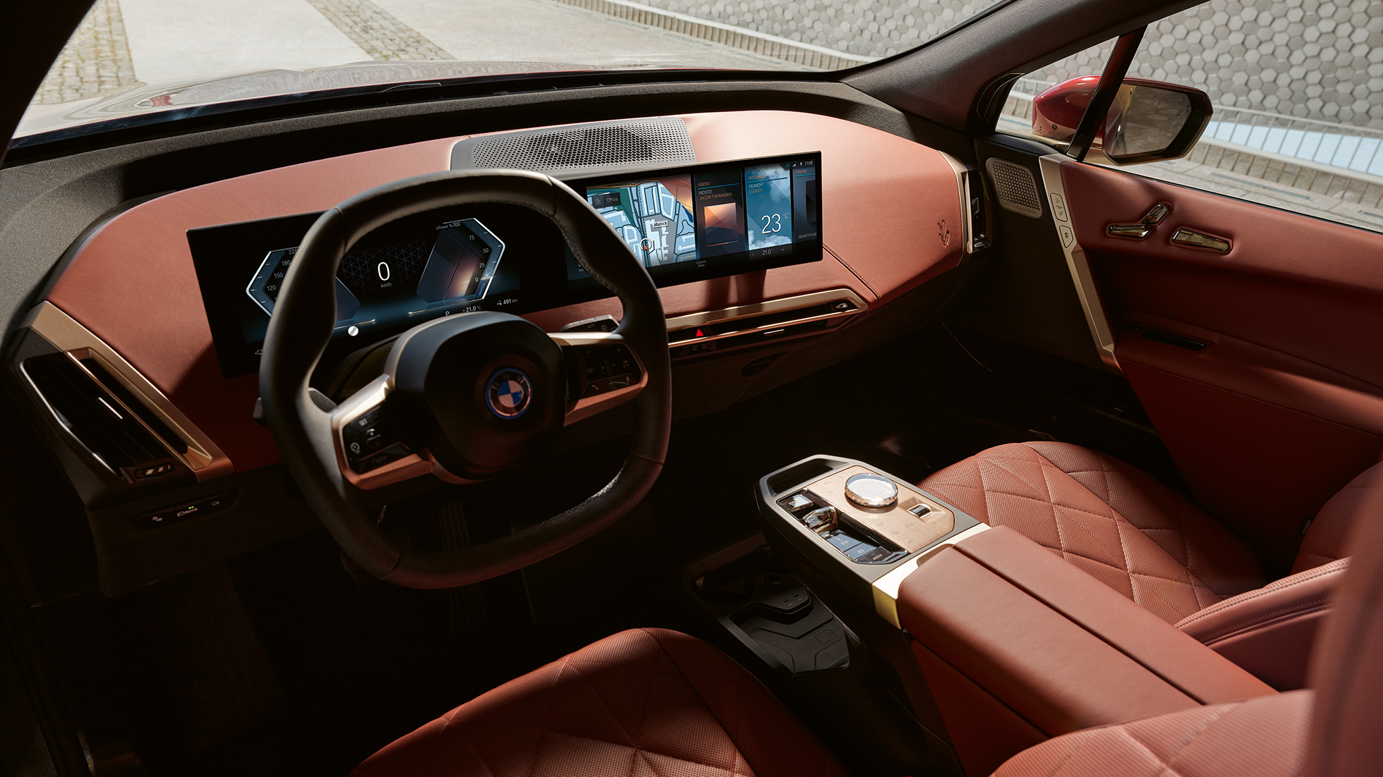 BMW iX i20 User Εσωτερικό Cockpit Castanea BMW iX i20 Εσωτερικό Διεπαφή Χρήστη iDrive Cockpit Castanea