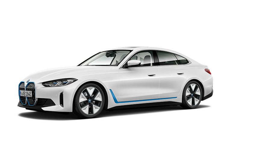 BMW i, BMW i4, G26, πλαϊνή λήψη τριών τετάρτων BMW i, BMW i4, G26, πλαϊνή λήψη τριών τετάρτων