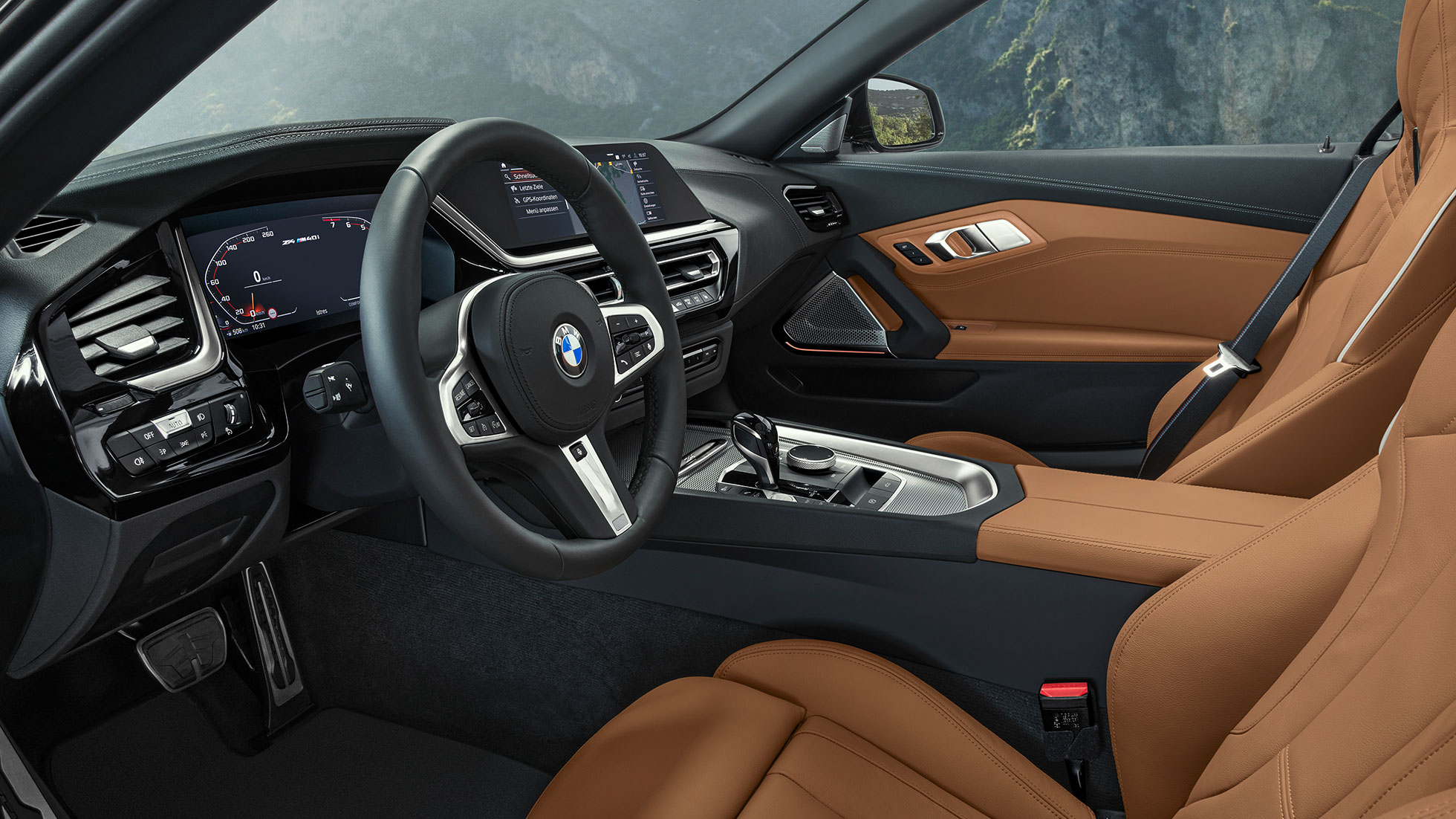 Εσωτερικό BMW Z4 M40i G29 Τιμόνι BMW Z4 Roadster M40i G29 2019, εσωτερικό