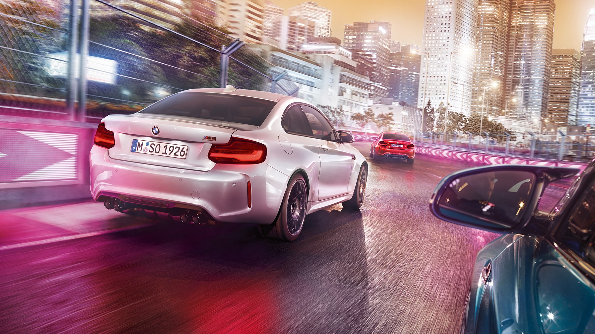 Πλαίσιο της BMW M2 Competition F87 Πλαίσιο της BMW M2 Competition F87 2018, ασημί Hockenheim μεταλλικό