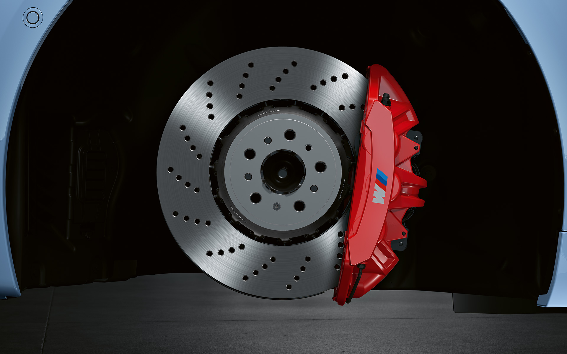 BMW M2, G87, M φρένα σύνθετης κατασκευής, κόκκινο γυαλιστερό χρώμα M φρένα σύνθετης κατασκευής, κόκκινο γυαλιστερό χρώμα, BMW M2, G87