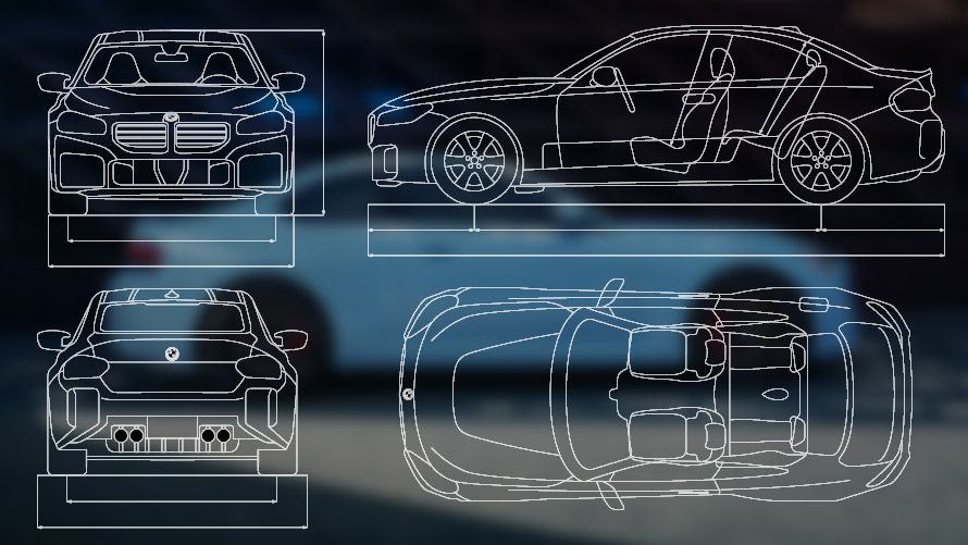 Μ2 Αυτοκίνητα της BMW, G87, G42, εξωτερικό σχέδιο Εξωτερικό σχέδιο, Μ2 Αυτοκίνητα της BMW, G87, G42