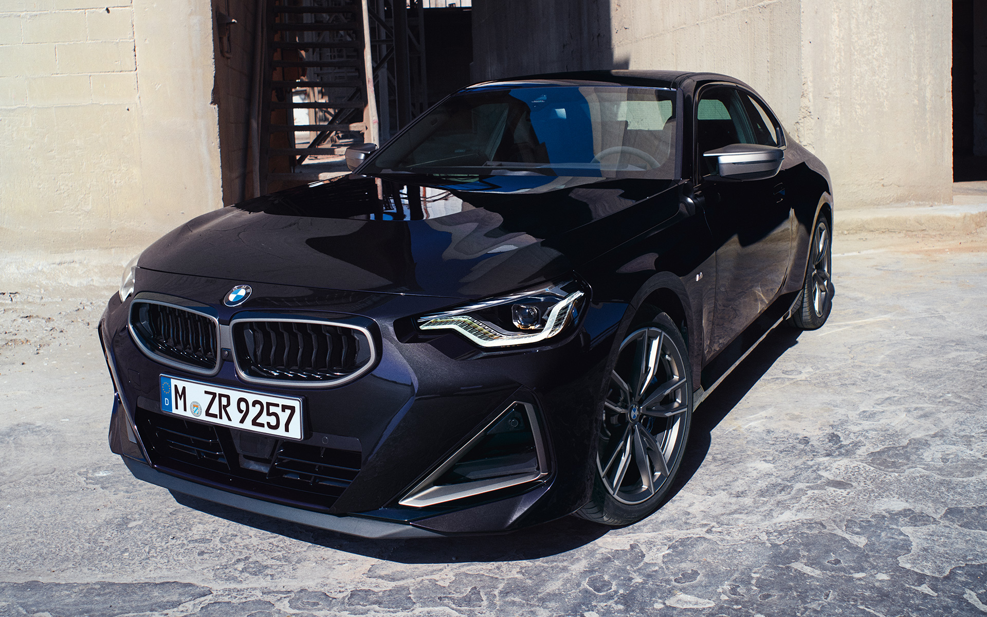 BMW M240i, G42, σχεδίαση μπροστινού τμήματος, εντύπωση Σχεδίαση μπροστινού τμήματος, εντύπωση, BMW M240i, G42