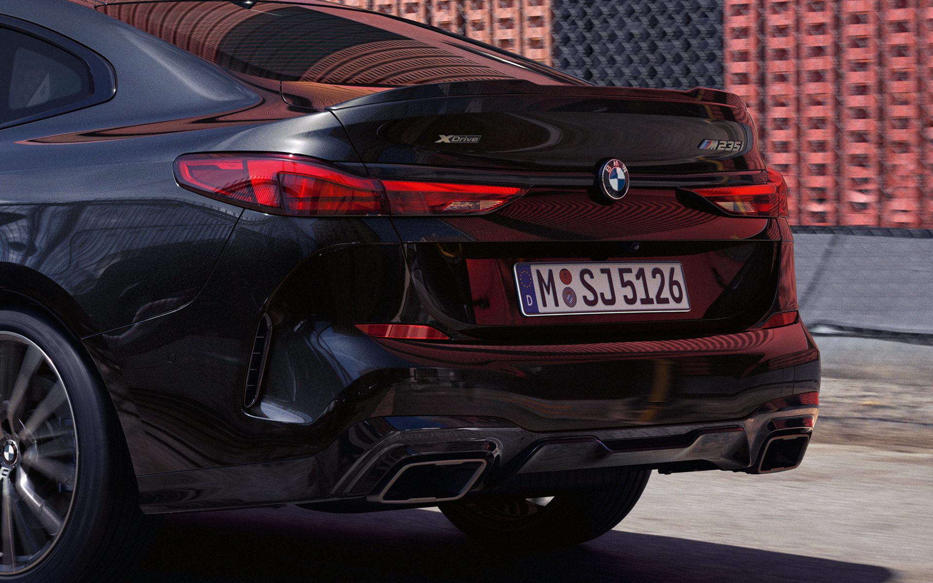 Πίσω τμήμα, BMW M235i xDrive Gran Coupé, F44 Πίσω τμήμα, BMW M235i xDrive Gran Coupé, F44