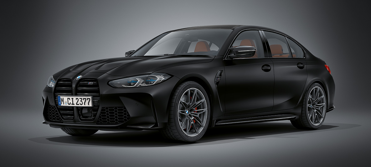 BMW Individual δερμάτινες επενδύσεις 'Merino' σε μπλε/μαύρο Fjord, BMW M3 Sedan, 2020 G80, εσωτερικό BMW Individual δερμάτινες επενδύσεις 'Merino' σε μπλε/μαύρο Fjord, BMW M3 Sedan, G80 2020, εσωτερικό