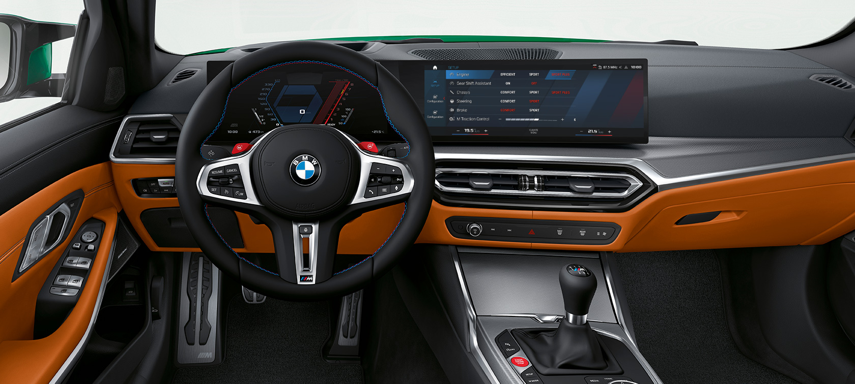 BMW M3 CS, G80, cockpit BMW M3 CS, G80, cockpit, εσωτερικό