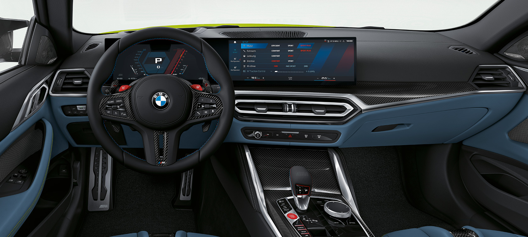 BMW M4 Coupé, G82, 2020, cockpit BMW M4 Coupé, G82, 2020, cockpit, εσωτερικό