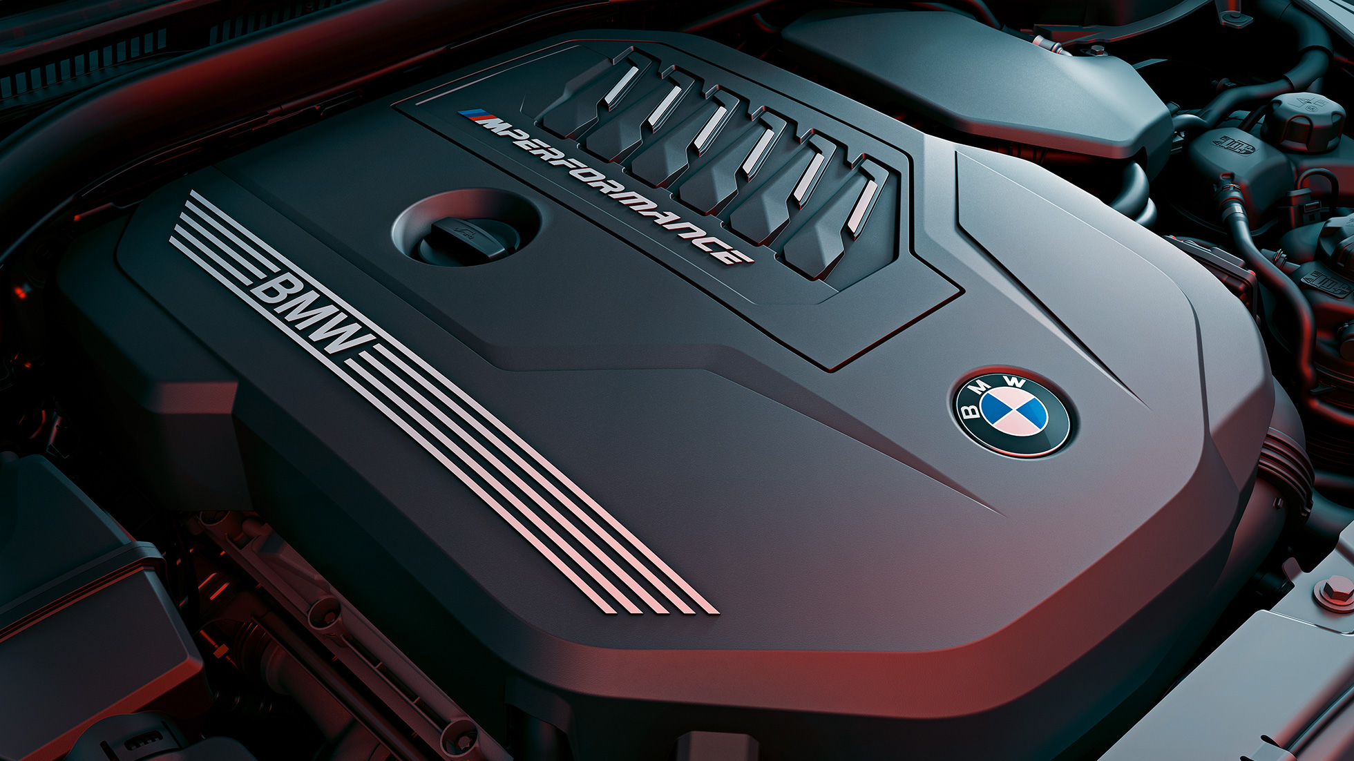 BMW M TwinPower Turbo κινητήρας βενζίνης BMW M440i xDrive Coupé G22 2020 BMW M TwinPower Turboεξακύλινδρος κινητήρας βενζίνης BMW M440i xDrive Coupé G22 2020 κοντινή λήψη