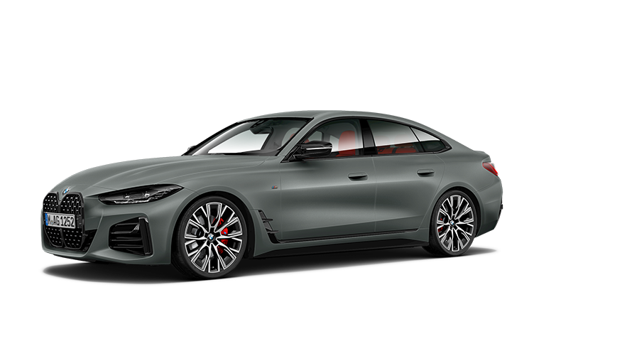 BMW Σειρά 4, BMW M440i xDrive Gran Coupé G26 2021 πλαϊνή λήψη τρία τέταρτα BMW Σειρά 4, BMW M440i xDrive Gran Coupé G26 2021 πλαϊνή λήψη τρία τέταρτα