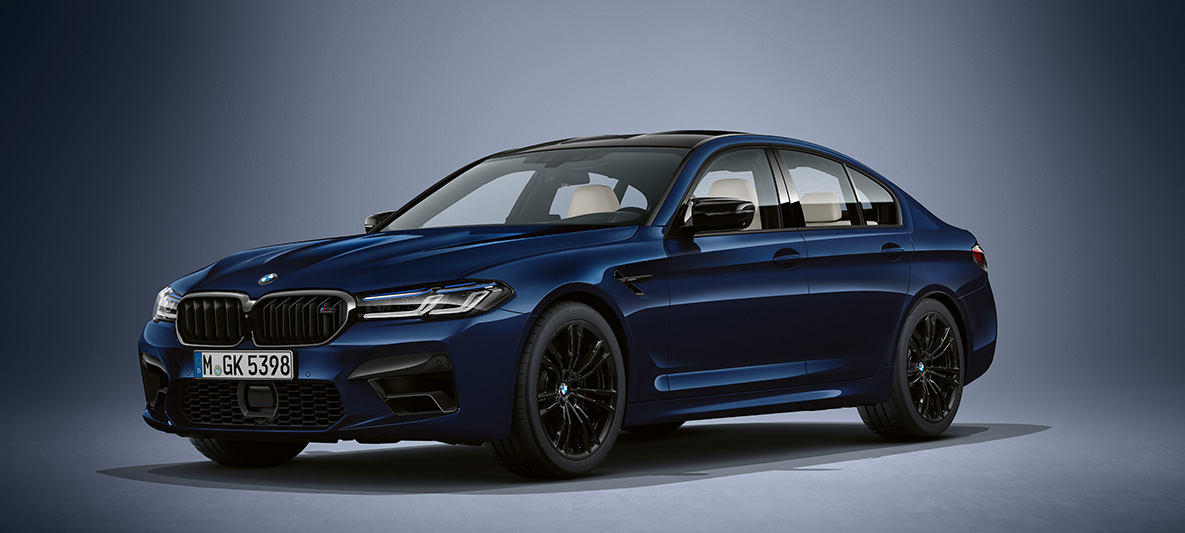 BMW Individual, BMW M5 Sedan, F90 2020, μπλε Tanzanite μεταλλικό BMW Individual, BMW M5 Sedan, F90, LCI, Facelift 2020, μπλε Tanzanite μεταλλικό, μπροστινή λήψη τριών τετάρτων