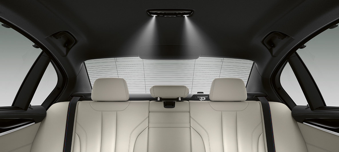 BMW Individual, BMW M5 Sedan, F90, LCI, Facelift 2020, BMW Individual ανθρακί ουρανός με φωτισμό BMW Individual, BMW M5 Sedan, F90, LCI, Facelift 2020, BMW Individual ανθρακί ουρανός με φωτισμό, εσωτερικό