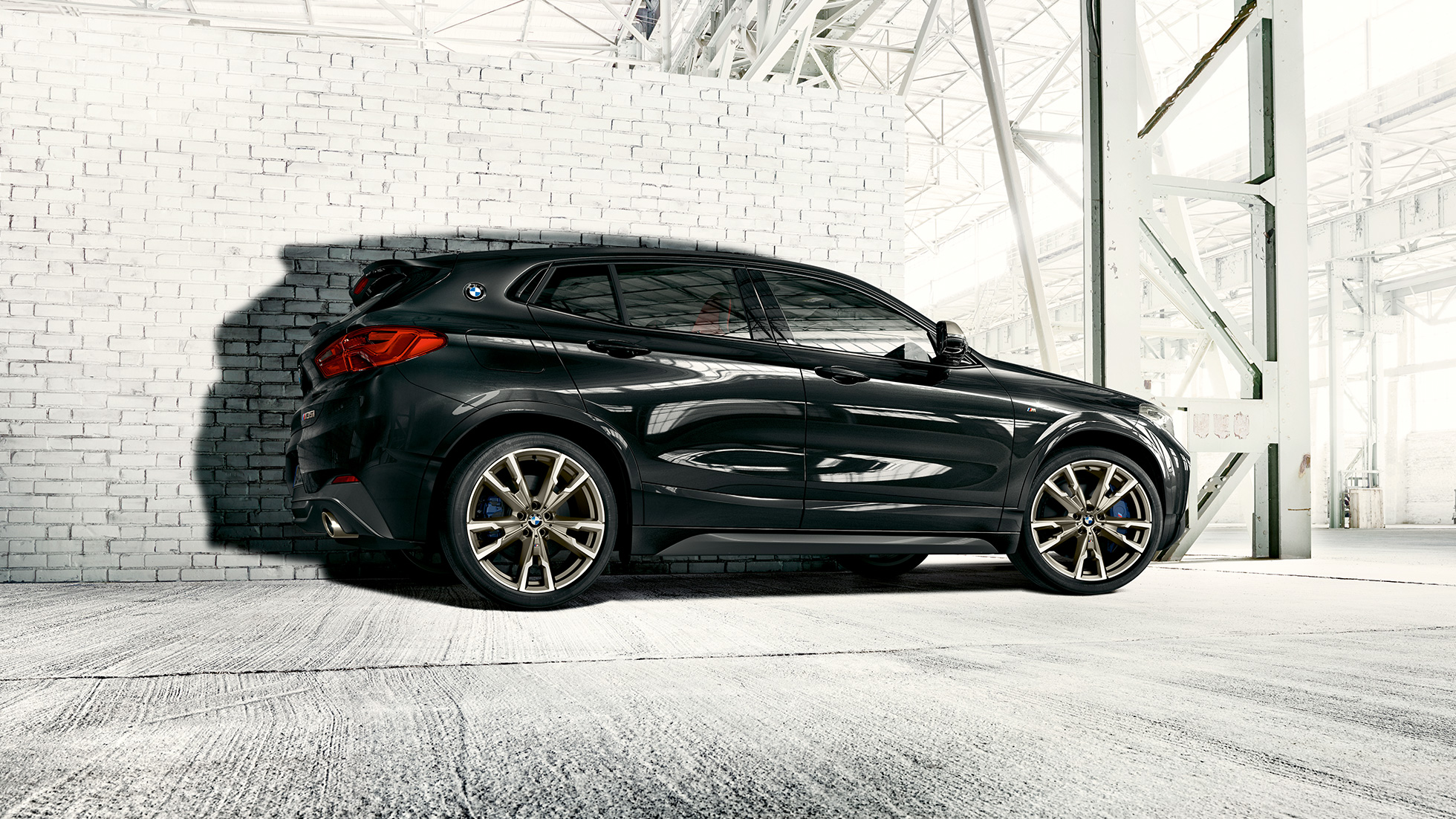Ζάντες ελαφρού κράματος Μ, BMW X2 M35i Ζάντες ελαφρού κράματος Μ, BMW X2 M35i, μαύρο Sapphire μεταλλικό, F39, πλαϊνή λήψη