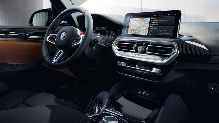 BMW X3 M Competition, F97, LCI, Facelift, 2021, cockpit BMW X3 M Competition, F97, LCI, Facelift, 2021, cockpit, εσωτερικό