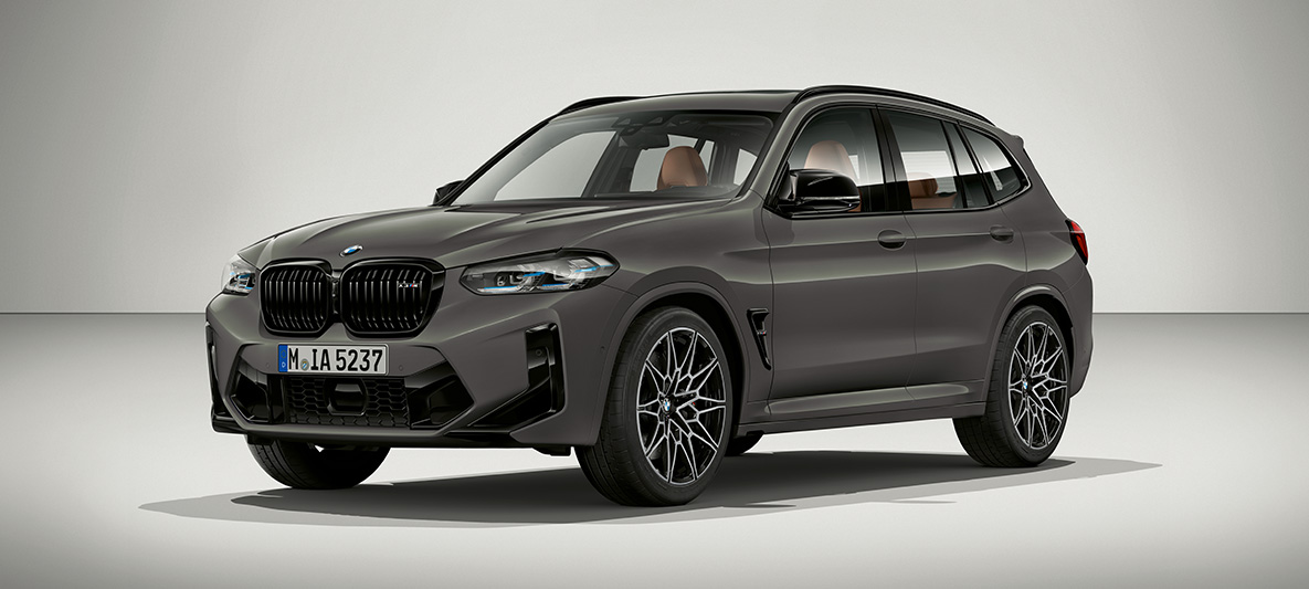 BMW X3, M Individual, F97, LCI, Facelift, 2021, Grigo Telesto, μπροστινή λήψη τριών τετάρτων BMW X3, M Individual, F97, LCI, Facelift, 2021, Grigo Telesto, μπροστινή λήψη τριών τετάρτων