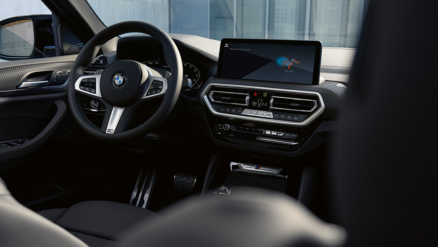 BMW X4 M40i, G02, LCI, 2021, Facelift, εσωτερικό, cockpit