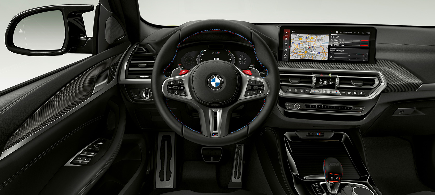 Cockpit, BMW X4 M Competition, F98, LCI, Facelift, 2021 BMW X4 M Competition, F98, LCI, Facelift, 2021, cockpit, εσωτερικό