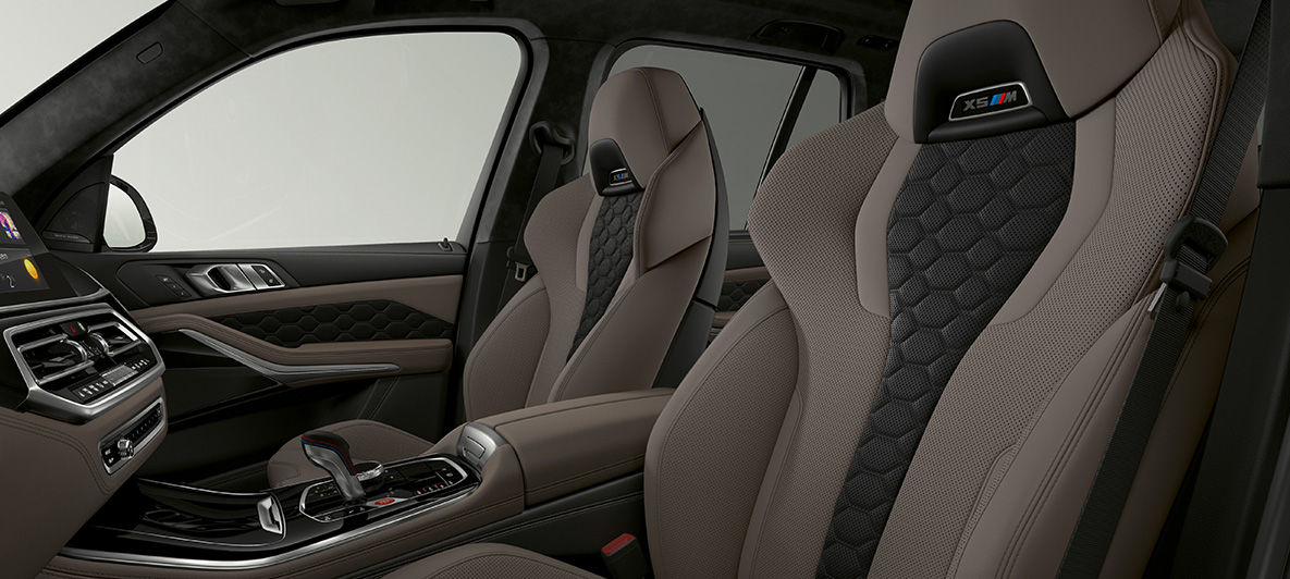 M Πολυλειτουργικά καθίσματα BMW X5 M M Πολυλειτουργικά καθίσματα με λογότυπο X5 M BMW X5M F95 εσωτερικό