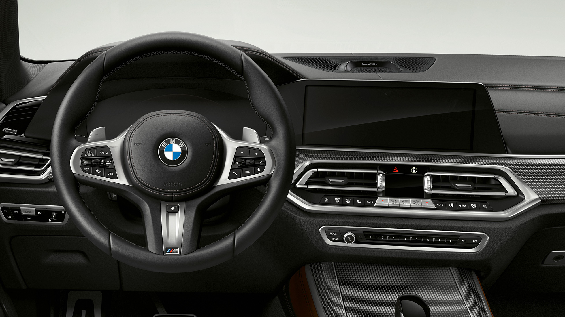Μ Δερμάτινο τιμόνι BMW X5 M50i Μ Δερμάτινο τιμόνι BMW X5 M50i G05 cockpit